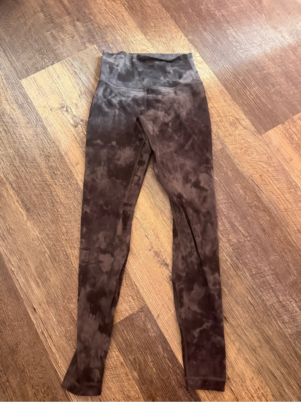 lululemon athletica Black Tie-Dye High-Rise Leggings